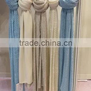 Winter Fall Classic Knitted Wool Cashmere Scarf Hot Sale thumbnail-1