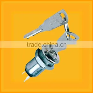 16mm Key Lock Switches 3 Position Key Switches,electrical 16mm Metal Key Lock Switch On/off thumbnail-2