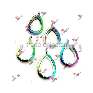 Alloy Rainbow Color Magnets Open Story Charms Lockets Girl Gifts (RLE-51024) thumbnail-2