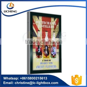 Backlit Wall Mounted Scrolling Advertising Light Box thumbnail-1