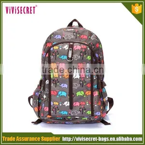 Machinery Online Sale Designer White Color Travel Cartoon School Backpack thumbnail-3