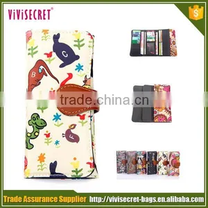 China OEM Online Famous Brands Flower Print School Girl Document Wallet thumbnail-3