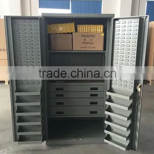 Powder Coated Storage Bins Cabinets 2 Doors Storage Lockers thumbnail-1