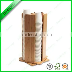 Mini Design Bamboo Paper Cup Storage thumbnail-1