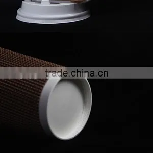 Disposable Ripple Wall 8oz 12oz 16oz 20oz Black Cappuccino Cup thumbnail-1