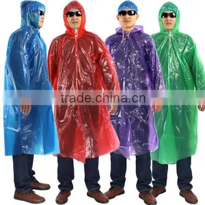 Cheap Disposable Rain Poncho With Ball/ Disposable Raincoat/ Rain Coat thumbnail-3