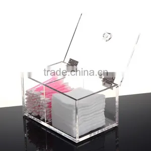 Deft Design High Transparent Acrylic Makeup Cosmetic Storage Box Wholesale thumbnail-1