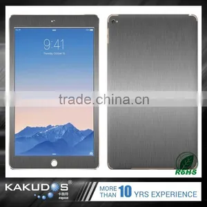 Booming! Brushed Aluminum Sticker Cover for IPad Pro 12.9" Wifi Only / No Sim Tray Cutout, Full Combo thumbnail-1