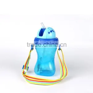 Eco-friendly PP Sippy Cup Water Drinking Bottle With Silicone Tube thumbnail-3