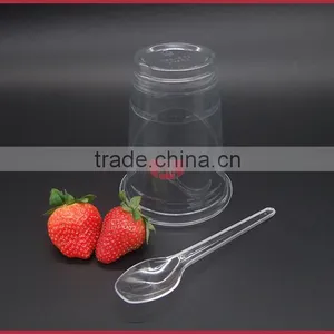 High Transparent Disposable PET Plastic Cups 16oz Cold Drink thumbnail-4