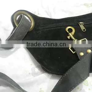 Travel Leather Money Belt/hip Belt/bum Bag/leather Festival Waist Belts Bag thumbnail-4