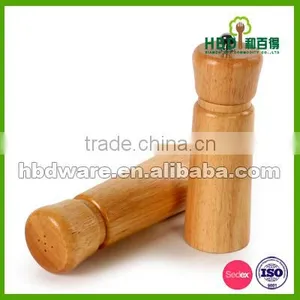 Hot New Products for 2016 Rubber Wood Rock Salt Mill And Pepper Grinder For Cooking Tools,Rock Salt Mill Wholesale thumbnail-2