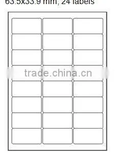 Self Adhesive White Address Label 63.5x33.9mm thumbnail-1