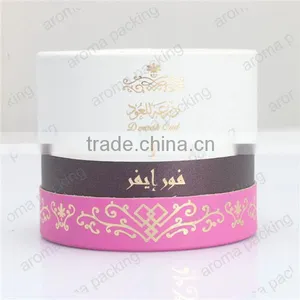 High Quality Cardboard Round Shape Cosmetic Gift Set Packing Box With Customer Logo thumbnail-1