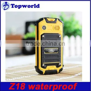 MTK6572 Dual Core Android 4.0 OS Waterproof Dustproof and Shockproof Mobile Phone Z18 With 2.5 Inch Capacitive Touch Screen thumbnail-1
