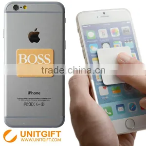 Uintgift Cooperation Brand Without Mould Fee Mobile Phone Microfiber Sticky Mobile Screen Cleaner thumbnail-1