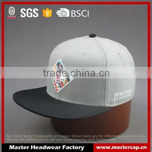 2016 Popular Fabric With 100% Ployester Snapback Cap thumbnail-1