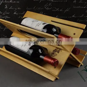 2015 New Product! Unique Not Closed Multi Function Wooden Wine Box thumbnail-4
