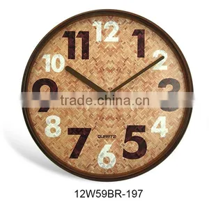 Customizable Design Home Art Craft Wooden Painting Wall Clock thumbnail-1