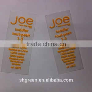 Garment Collar PVC Film Heat Press Seal Label thumbnail-5