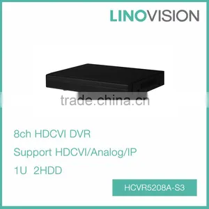 8CH 1U 2HDD Tribrid 720P-Pro H.264+ HDCVI DVR , Support Intelligent Functions thumbnail-1