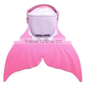 Diving Fins for Kids Adjustable Diving Fins Fashion Style Swimming Fins Mermaid Swimming Tail for Sale With Monofin thumbnail-1
