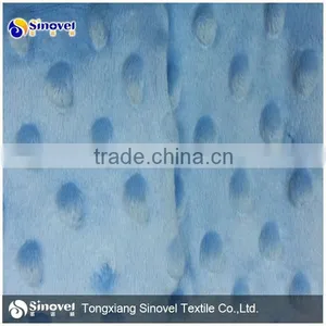 High Quality Super Soft Short Pile FauxFur Fabric With Dot thumbnail-4