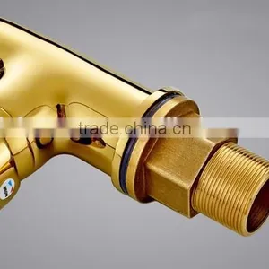 Middle East Market Modern Golden Faucet, Wall Mounted Kitchen Faucet Mixer Water Tap From Kaiping Factory thumbnail-5