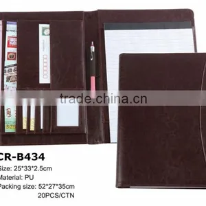 Unique Design Presentation Folders / pu Leather Conference Folder Factory Price / File Folder a4 Size thumbnail-1