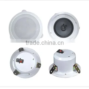 6W Coaxial Tweeter 4/5 Inch Ceiling Mount Speaker With Rear Cover thumbnail-1