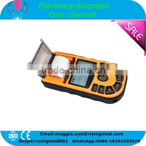 On Sale Resting 12 Leads Hand Held Single Channel Electrocardiograph ECG Machine EKG With Good Price thumbnail-1