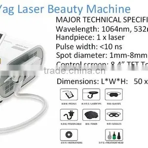 Best Sale q Switched nd Yag Laser Tattoo Removal 1064nm/532nm thumbnail-2