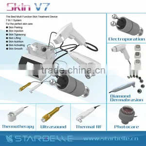 470nm Red Newest Designed Pdt Led Rf Dermabrasion Facial Galvanic Machine For Skin Firming Led Light Skin Therapy thumbnail-1