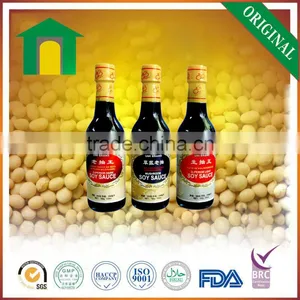 Best Selling 500ml Light Soya Bean Sauce Dark Soy Sauce Factory thumbnail-1