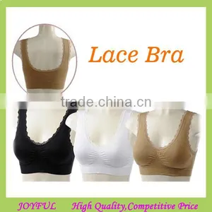 Factory Wholesale Seamless Lace Bra Hot Sexy Women Sports Bra thumbnail-1