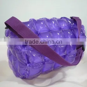 2016 Factory Supply Hot Selling China Supplier Promotional Letter Pvc Inflatable Shoulder Bag for Women Inflatable Bags for Sale thumbnail-3