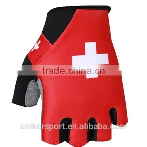 Hot Selling Good Quality Switzerland Flag Cycling Gloves thumbnail-1