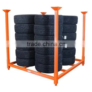Warehouse Use Heavy Duty Stackable Pallet Tire Rack PR2001 thumbnail-4