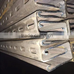 Solar Panel Bracket/Galvanized U Type Steel/ Cold-formed U Type Steel/Photovoltaic Stents thumbnail-1