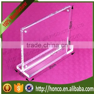 High Quality 7" Clear Color Acrylic Magnetic Photo Frames thumbnail-2