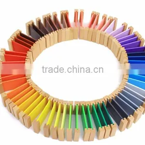 Preschool Wooden Early Educationa Toys Montessori Sesorial Teaching Aids Color Board thumbnail-5