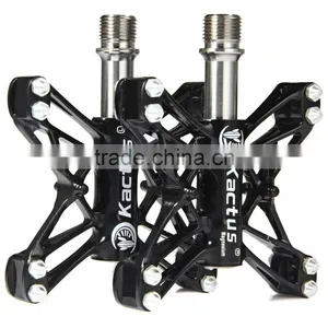 Mountain Road Pedal Bike Bicycle Pedal 3 Bearings CNC Titanium Ti Axle Magnesium Antiskid Ultralight Pedal thumbnail-1