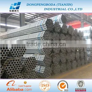 GB/T 6728 GB/T 3091 Schedule 40 Greenhouse Galvanized Round Steel Pipes Sizes thumbnail-2