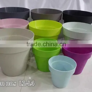 Color Self-watering Garden Flower Pot thumbnail-1