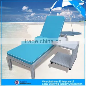 A - Outdoor Furniture Set Durable pe Rattan Soft Sun Lounger 7016-2 thumbnail-1