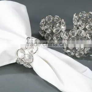 Decorative Metal Napkin Rings, Wedding Napkin Ring, Handmade Napkin Rings thumbnail-2