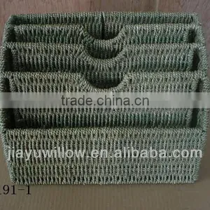 Linyi Wholesale Exquisite Magazine Wire Basket With 100%handmade thumbnail-1
