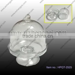 Cleverish Portable Cute Transparent Cake Plate Plastic Storage Jewelry Wedding Box Kit thumbnail-1