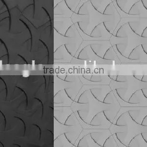 Bathroom or Kitchen Indoor Decoration Plain Concrete 3D Tiles Front Wall thumbnail-2