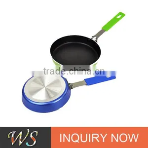 WS-FP23 High Quality Aluminum MIni Fry Pan With Spiral Bottom thumbnail-1